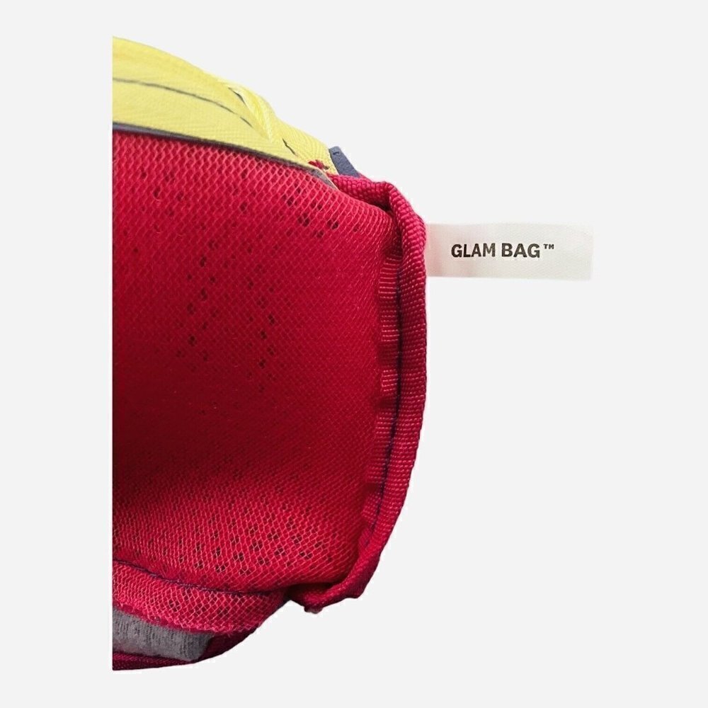 IPSY LOVE glam make-up bag zipper mesh faux leather rectangular 7 x 4.5 - Picture 6 of 10